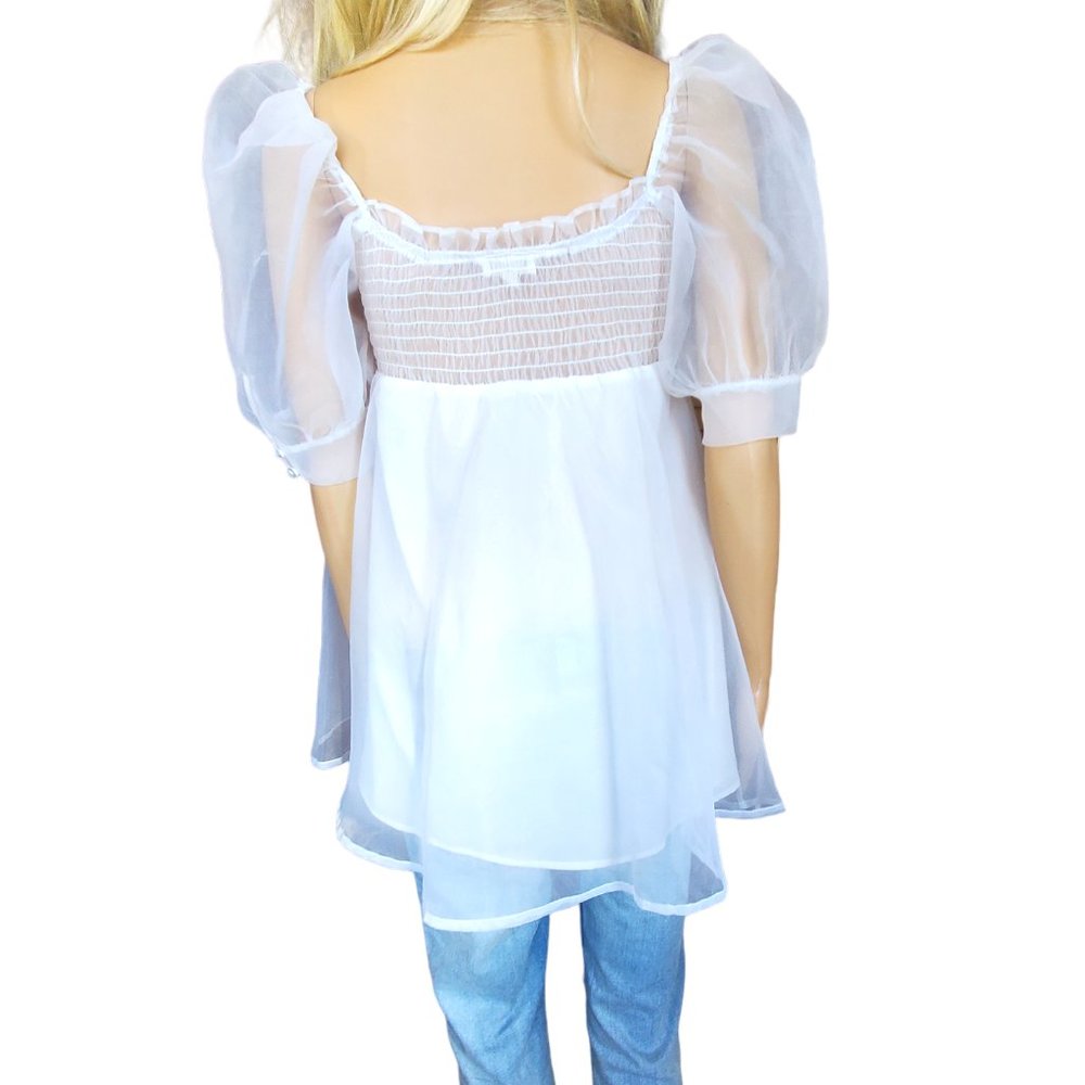For Love and Lemons Cinched Babydoll Dress Small Boho New - Picture 9 of 16